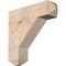 Ekena Millwork Traditional Craftsman Smooth Bracket, Douglas Fir, 5 1/2"W x 22"D x 22"H BKT06X22X22TRA04SDF - alternate 1